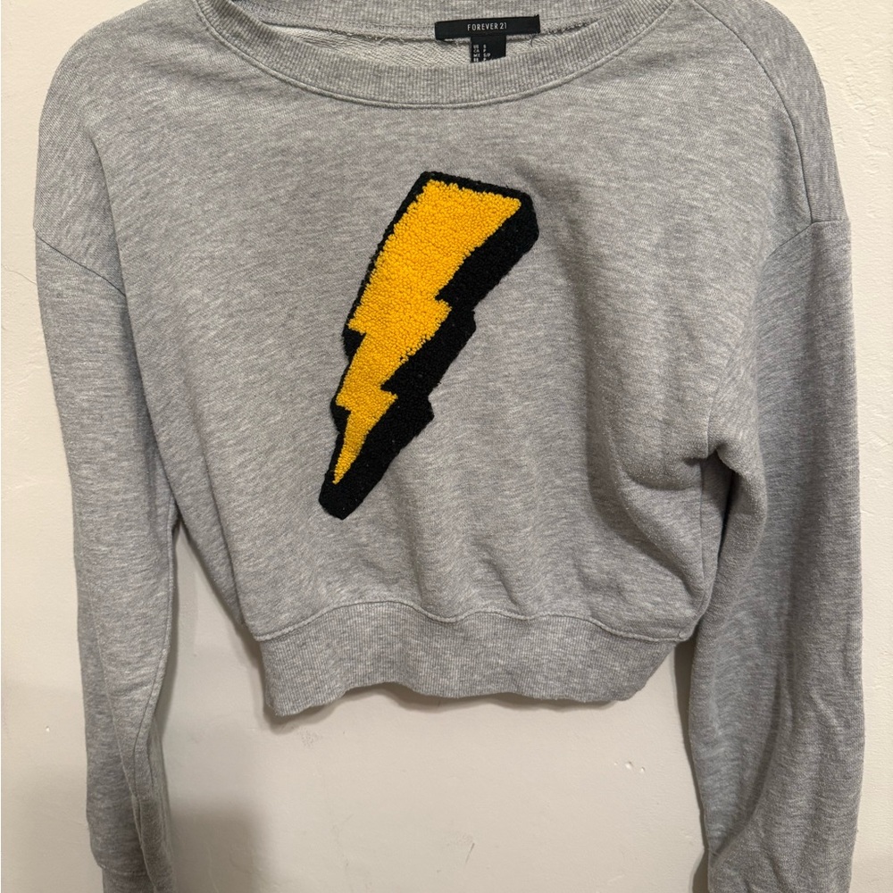 Forever 21 bolt sweatshirt size small